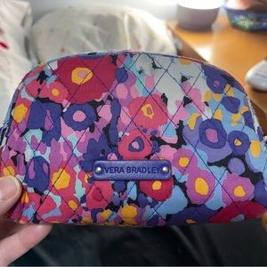 Vera Bradley Impressionista small makeup bag